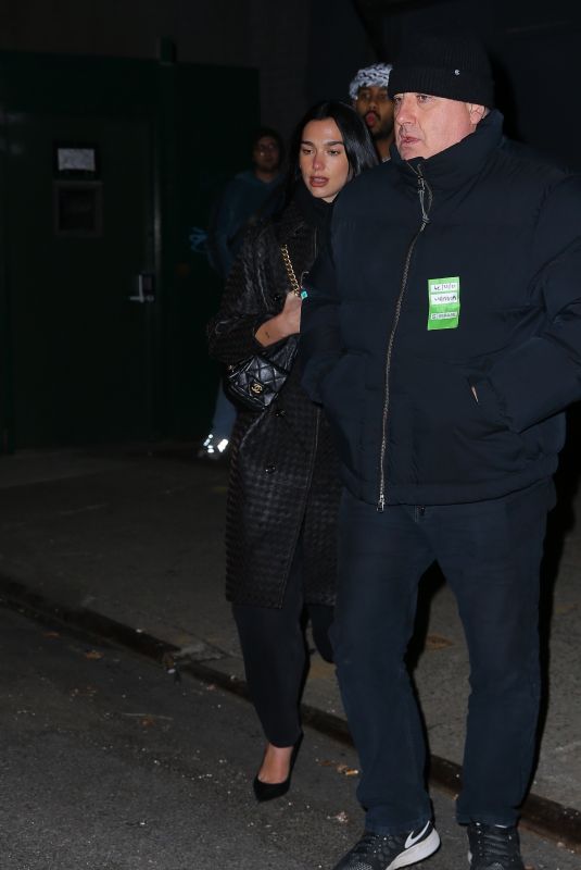 DUA LIPA Night Out in New York City 12/13/2024