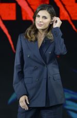 ELISABETTA CANALIS at Belve TV Show in Rome 11/28/2024