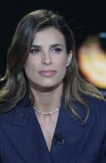 ELISABETTA CANALIS at Belve TV Show in Rome 11/28/2024