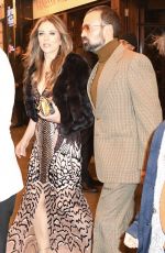 ELIZABETH HURLEY Leaves The Devil Wears Prada: The Musical World Premiere Party in London 12/01/2024