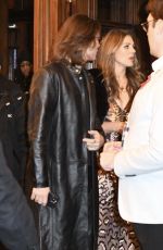 ELIZABETH HURLEY Leaves The Devil Wears Prada: The Musical World Premiere Party in London 12/01/2024