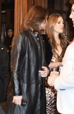 ELIZABETH HURLEY Leaves The Devil Wears Prada: The Musical World Premiere Party in London 12/01/2024