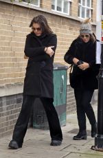 ELIZABETH HURLEY Out with Her Son Damian in London 12/11/2024