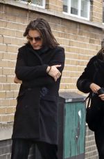 ELIZABETH HURLEY Out with Her Son Damian in London 12/11/2024