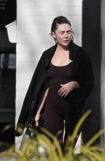 ELIZABETH OLSEN Leaves a Gym 12/19/2024