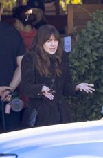 ELIZABETH OLSEN with Friends at a Lunch at All Time in Los Angeles 12/10/2024