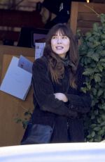 ELIZABETH OLSEN with Friends at a Lunch at All Time in Los Angeles 12/10/2024