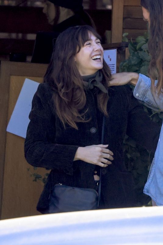 ELIZABETH OLSEN with Friends at a Lunch at All Time in Los Angeles 12/10/2024