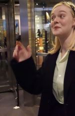 ELLA FANNING Sign Autographs for Her Fans Out in Manhattan 12/15/2024