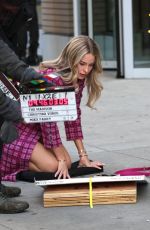 ELLE CHAPMAN on the Set of The Madison on Fifth Avenue in Manhattan 12/08/2024