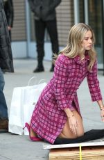 ELLE CHAPMAN on the Set of The Madison on Fifth Avenue in Manhattan 12/08/2024