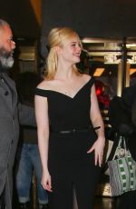 ELLE FANNING Arrives at Tonight Show to Discuss Bob Dylan Biopic in New York City 12/12/2024
