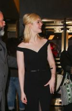 ELLE FANNING Arrives at Tonight Show to Discuss Bob Dylan Biopic in New York City 12/12/2024