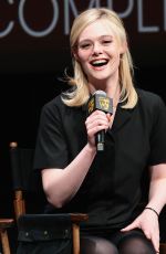ELLE FANNING at A Complete Unknown BAFTA Screening in New York City 12/12/2024