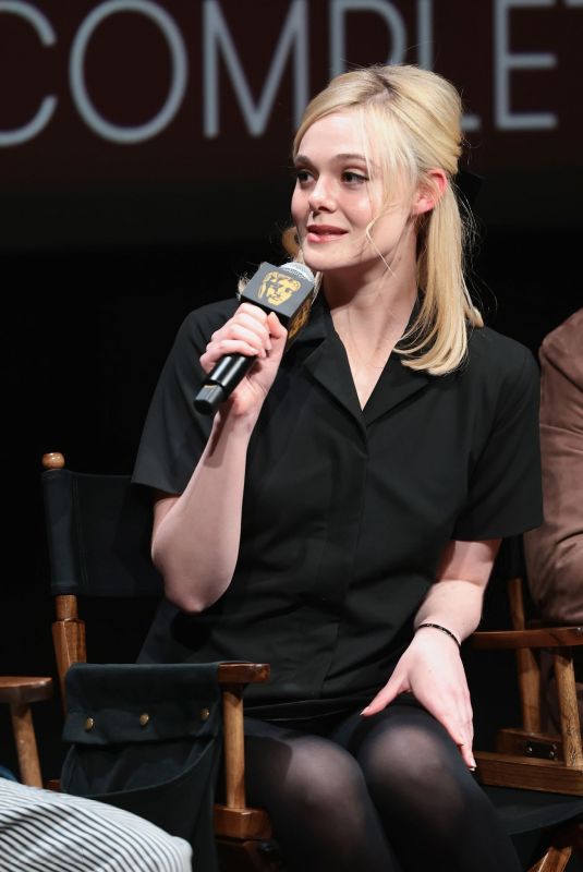 ELLE FANNING at A Complete Unknown BAFTA Screening in New York City 12/12/2024