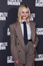 ELLE FANNING at A Complete Unknown Photocall in London 12/16/2024