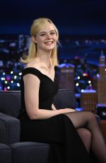 ELLE FANNING at Tonight Show Starring Jimmy Fallon 12/12/2024