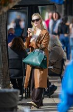 ELLE FANNING Out for Lunch with a Friend at Joan