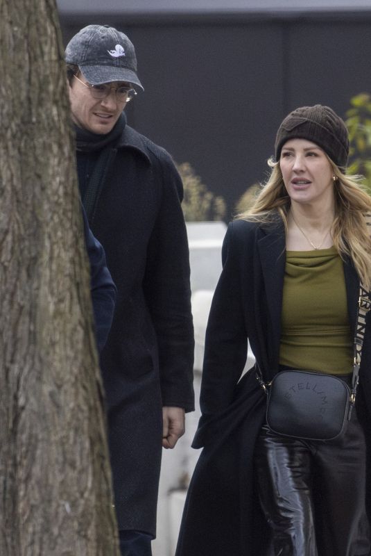 ELLIE GOULDING and Ex Husband Caspar Jopling Out in Notting Hill 12/12/2024
