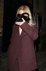 ELLIE GOULDING Leaves Chiltern Firehouse in London 12/03/2024