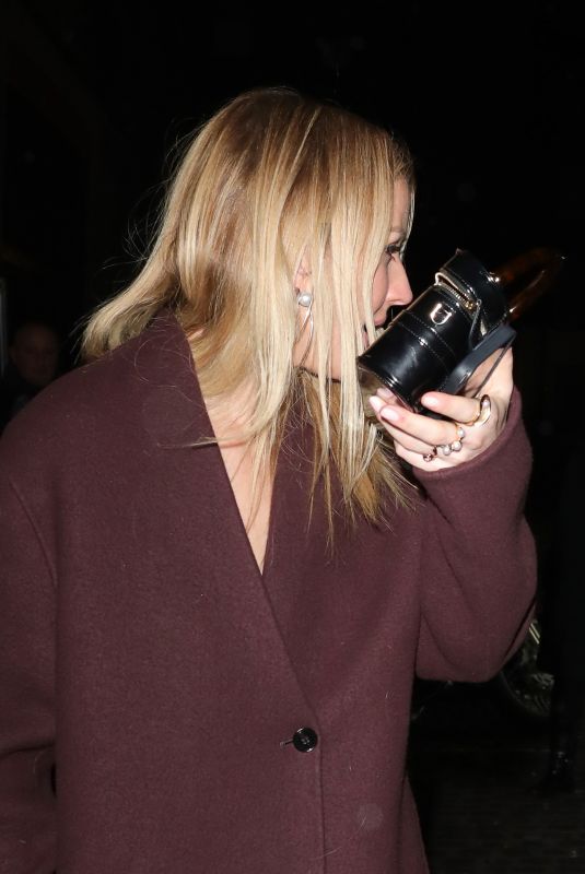 ELLIE GOULDING Leaves Chiltern Firehouse in London 12/03/2024