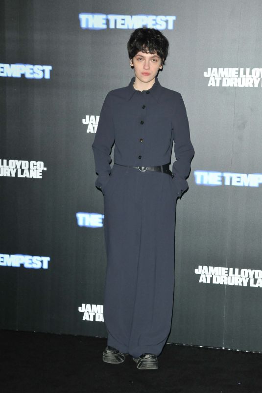 EMILY CAREY at Press Night Performance of The Tempest at Theatre Royal Drury Lane in London 12/19/2024