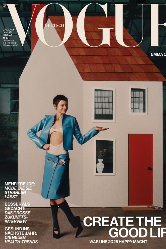 EMMA CORRIN for Vogue Germany, January/February 2025