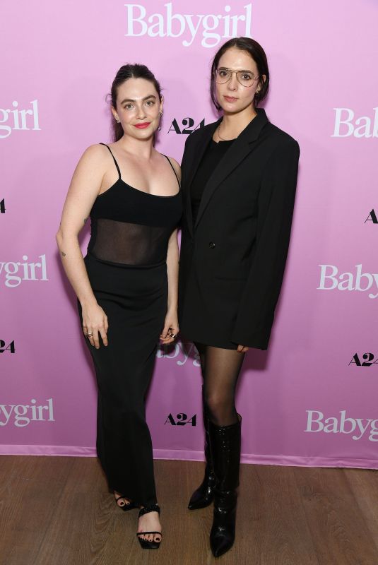 EMMA HOLLAND and KELLY GORDON at Babygirl Screening in New York 12/16/2024
