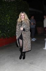 EMMA ROBERTS Leaves Italian Restaurant Giorgio Baldi in Santa Monica 12/18/2024