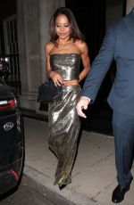 EMMA THYNN Arrives at a Private Members Club in Mayfair in London 12/11/2024