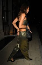 EMMA THYNN Arrives at a Private Members Club in Mayfair in London 12/11/2024