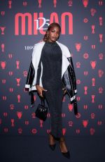 EVELYN IJEH at 125th Anniversary of Football Team AC Milan party at Armani Theatre in Milan 12/16/2024