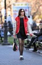 FAMKE JANSSEN Out and About in New York 12/17/2024