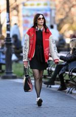 FAMKE JANSSEN Out and About in New York 12/17/2024