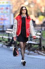 FAMKE JANSSEN Out and About in New York 12/17/2024