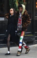 FAMKE JANSSEN Pcks on the PDA with a Mystery Man in New York 12/06/2024