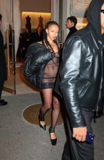 FKA TWIGS Arrives at Kim Kardashian