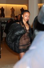 FKA TWIGS Arrives at Kim Kardashian