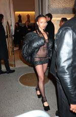 FKA TWIGS Arrives at Kim Kardashian