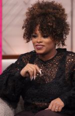 FLEUR EAST at Lorraine TV Show in London 12/24/2024