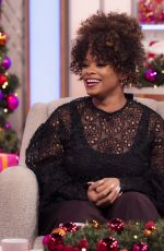 FLEUR EAST at Lorraine TV Show in London 12/24/2024