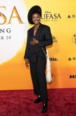 FOLAKE OLOWOFOYEKU at Mufasa: The Lion King Premiere at Dolby Theatre in Los Angeles 12/09/2024
