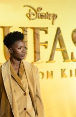 FOLAKE OLOWOFOYEKU at Mufasa: The Lion King UK Premiere at Cineworld Leicester Square in London 12/11/2024