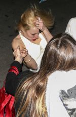 FRANCESCA EASTWOOD Falls at Chateau Marmont in West Hollywood 12/05/2024