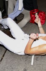 FRANCESCA EASTWOOD Falls at Chateau Marmont in West Hollywood 12/05/2024