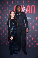 FRANCISCA SILVA GRELMOS at 125th Anniversary of Football Team AC Milan party at Armani Theatre in Milan 12/16/2024