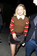 GIGI HADID Night Out in Beverly Hills 12/07/2024