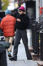 GIGI HADID Out and About in New York City 12/06/2024