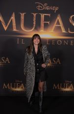 GIULIA PENNA at Mufasa: The Lion King Premiere in Milan 12/17/2024