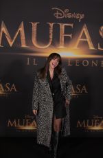 GIULIA PENNA at Mufasa: The Lion King Premiere in Milan 12/17/2024